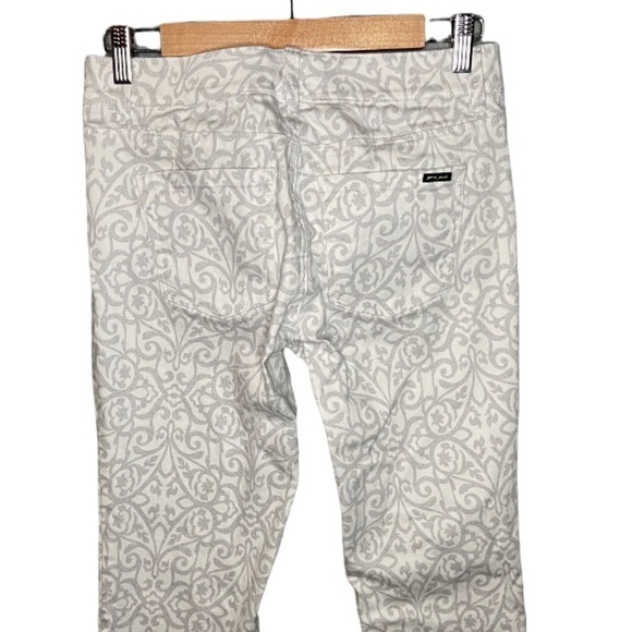 WHBM White House Black Market Scroll Print Slim Ankle Jeans - Picture 6 of 9
